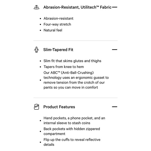 Lululemon ABC Pants Slim Fit 5 Pocket Mens Size 30 Artifact Utilitech Casual - Picture 7 of 8